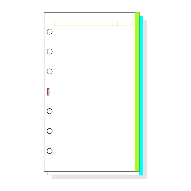 AGENDA RECAMBIO FINOCAM OPEN 400 LISO BANDA COLOR R445
