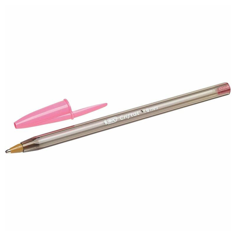 BOLIGRAFO BIC CRISTAL LARGE FASHION COLOURS ROSA C/20U 929056