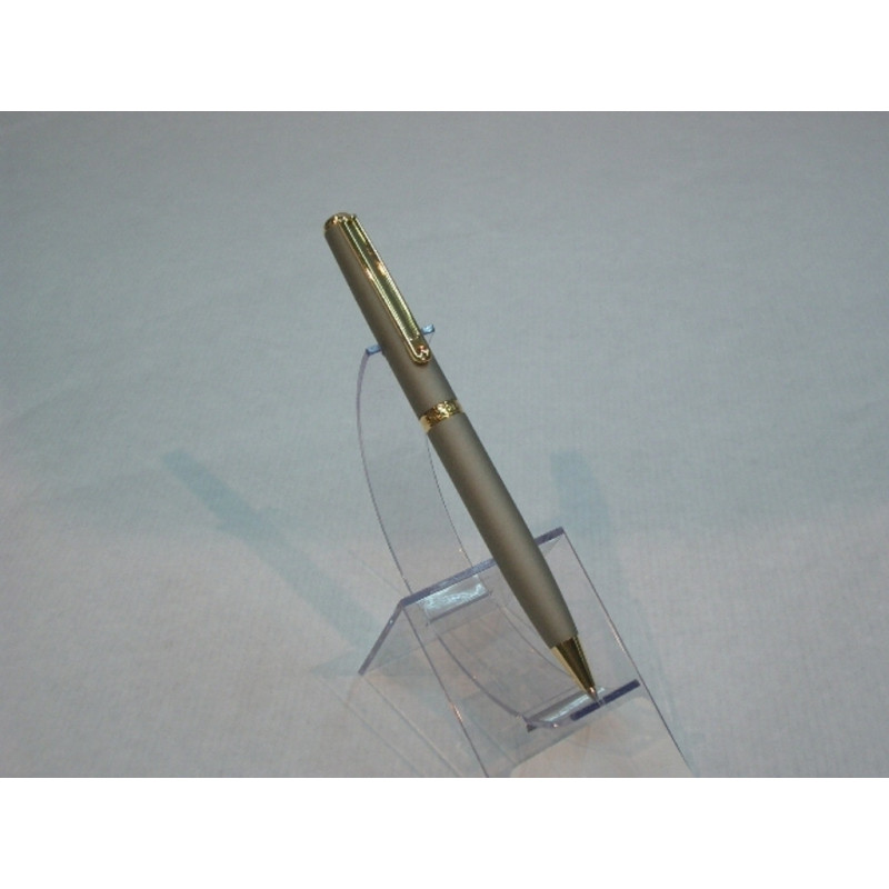 BOLIGRAFO INOXCROM WALL STREET ELEGANCE PIEDRA ^