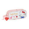 PORTATODO DOBLE HELLO KITTY "HAPPINESS GIRL" 812116513 8*21 SAFTA22