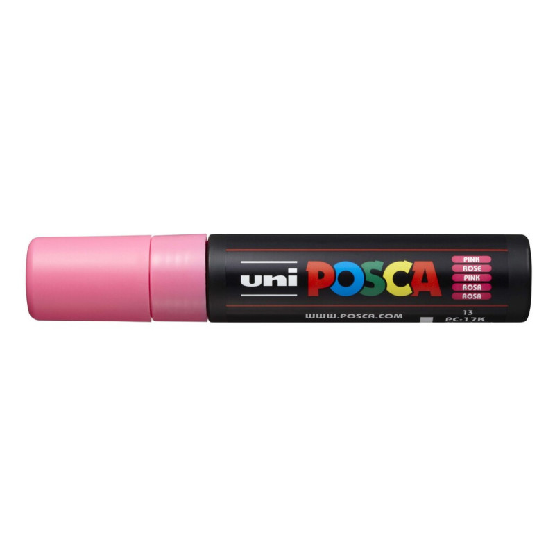 MARCADOR UNI-BALL POSCA PC-17K BISEL EXTRA GRUESO 15MM ROSA -13-