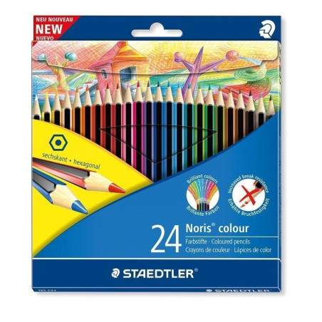 LAPIZ STAEDTLER CARTON 24C  RECICLADO WOPEX  185C24