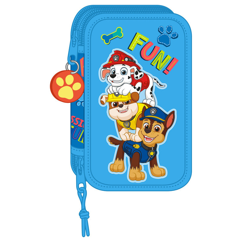 ESTUCHE CREMA DOBLE PEQ 28 PCS PAW PATROL "FRIENDSHIP" 412256854 19,5*12,5 SAFTA22