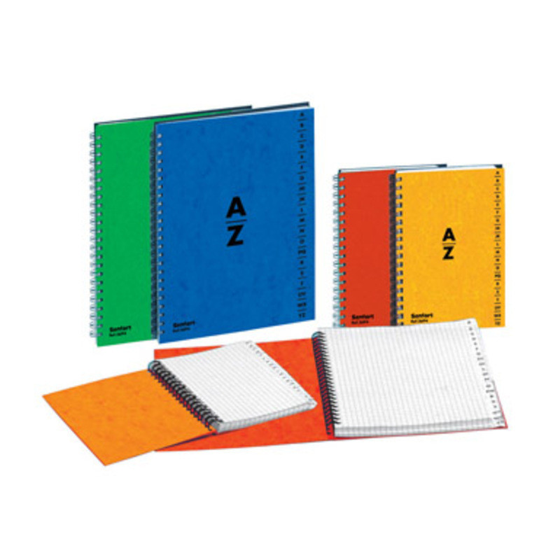 CUADERNO SENFORT INDICE TAPA RIGIDA A-5 CUADROS 5*5 70H 26950