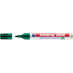 MARCD. PERMANENTE EDDING 3000 VERDE PTA.CONICA 1,5-3MM