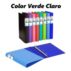 CARPETA 4A 40 A4 LISA VACIA CARCHIVO STYLE POLYFOAM VERDE CLARO 12401421