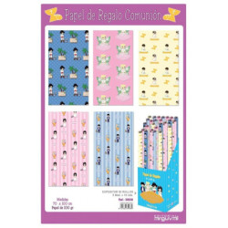 PAPEL REGALO 70*100 ROLLO COMUNION ARGU 5 MOD 39938