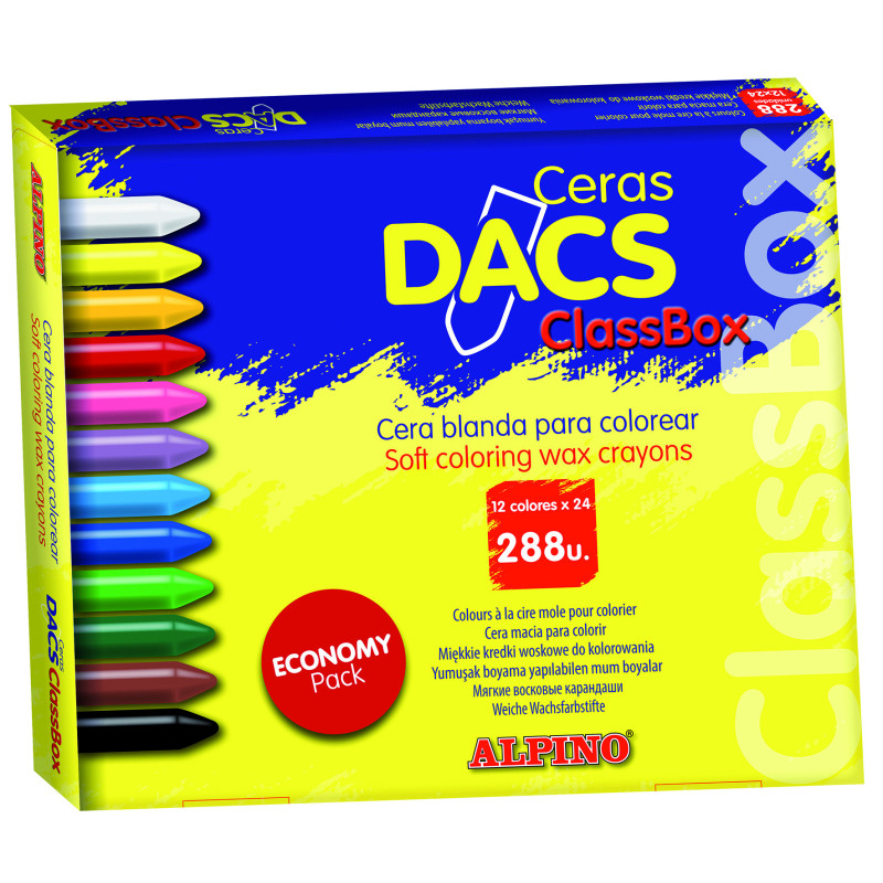 CERAS SCHOOLPACK 288u. (24u.X12 COLORES) DACS ALPINO