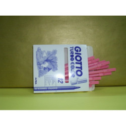 ROTULADOR GIOTTO TURBO COLOR FILA ROSA C/12U 485007