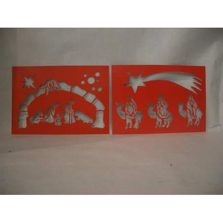 PLANTILLA NIEVE PARA CRISTALES 37779 ^