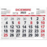CALENDARIO MYRGA23 2023 43*31CM FALDILLA 1594