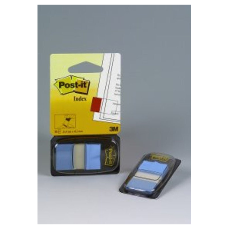 BANDERITA POST-IT 680 25*43MM AZUL BRILLANTE 3M
