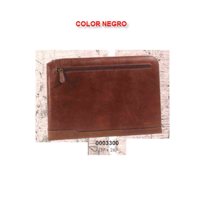 CARTERA COBRO MATTIES 34CM POLIPIEL NEGRO 3300