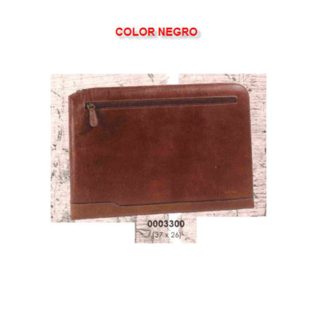 CARTERA COBRO MATTIES 34CM POLIPIEL NEGRO 3300