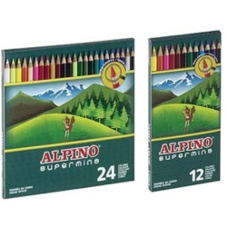 LAPIZ ALPINO 621 SUPERMINA 24 COLORES ^