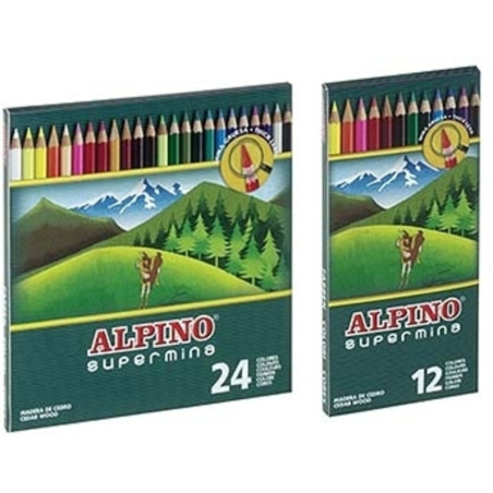 LAPIZ ALPINO 621 SUPERMINA 24 COLORES ^