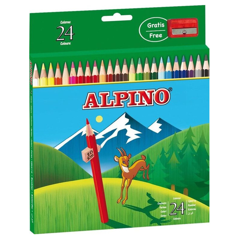 LAPIZ ALPINO 658 CARTON 24 COLORES