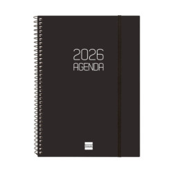 AGENDA OPAQUE E10 SVV 2026 NEGRO+ FINOCAM26 742776026 162 X 14 X 212 MM