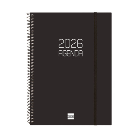 AGENDA OPAQUE E10 SVV 2026 NEGRO+ FINOCAM26 742776026 162 X 14 X 212 MM