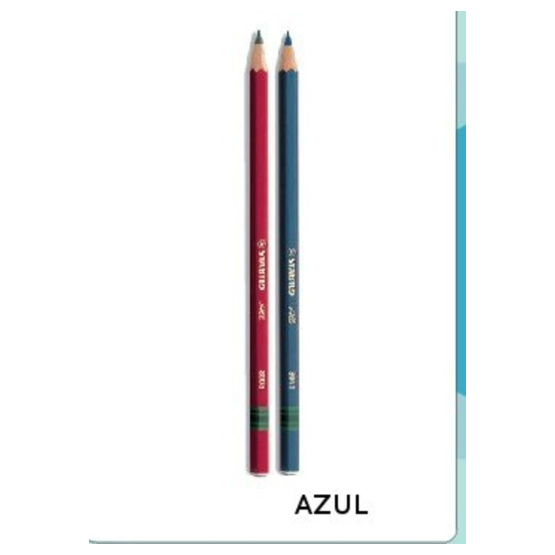 LAPIZ STABILO ALL GRASO  DOCENA COLOR  AZUL ^