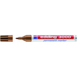 MARCD. PERMANENTE EDDING 3000 OCRE PTA.CONICA 1,5-3MM