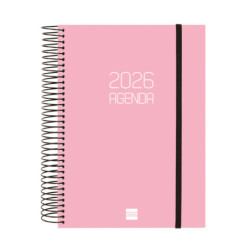 AGENDA OPAQUE E10 1DP 2026 ROSA+ FINOCAM26 742914526 175 X 29 X 212 MM