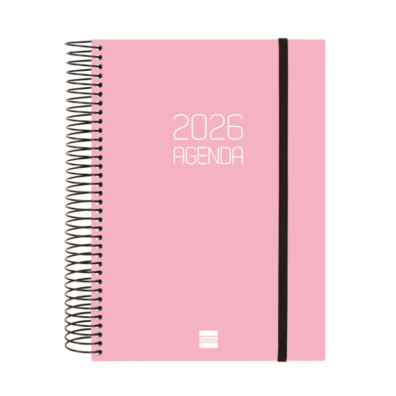 AGENDA OPAQUE E10 1DP 2026 ROSA+ FINOCAM26 742914526 175 X 29 X 212 MM