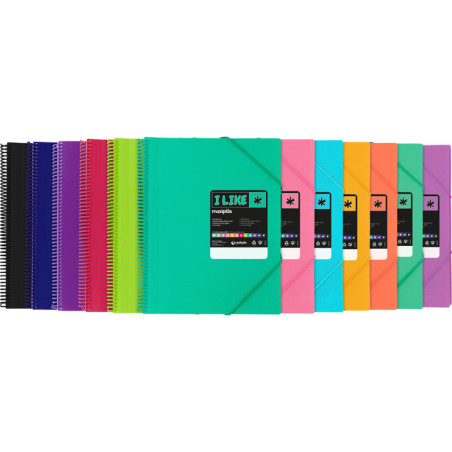 CARPETA ESCAPARATE A4 MAXIPLAS LIKE 20F TURQUESA 36 GRAFOPLAS 39822236