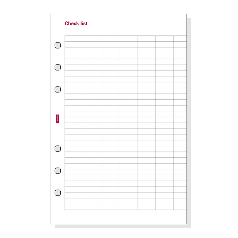 AGENDA RECAMBIO FINOCAM OPEN 500 CHECKLIST R501