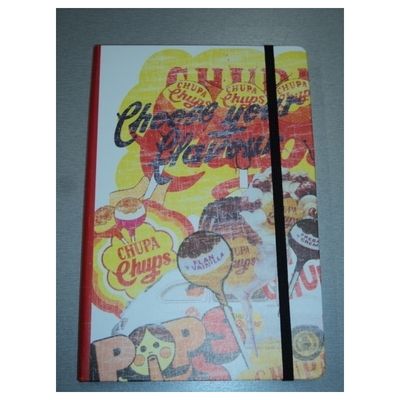 LIBRETA TIPO MOLESKINE 4º 100H HZTAL DOHE14 CHUPA CHUPS CHOOSE YOUR FLAVOUR 39969 ^