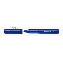 ROTULADOR STAEDTLER 340WP6-5 WATERCOLOR GRUESO VERDE FUERTE 6U