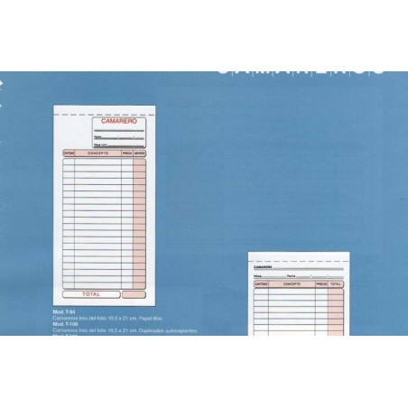 TAL. LOAN CAMAREROS T-101  3 DE FL TRIPLI AUT PTE 5U