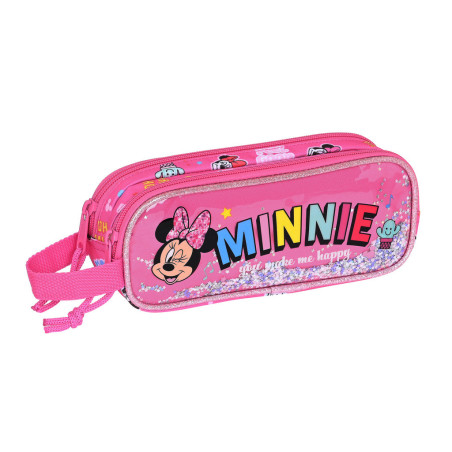PORTATODO DOBLE MINNIE MOUSE "LUCKY" 812212513 8*21 SAFTA22