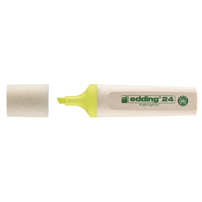 MARCADOR FLUORESCENTE ECOLINE 24 AMARILLO FABER CASTELL