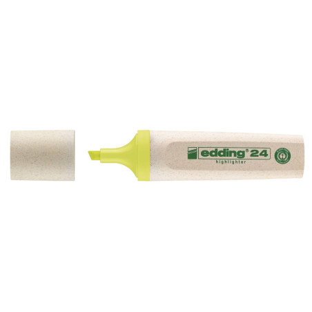 MARCADOR FLUORESCENTE ECOLINE 24 AMARILLO FABER CASTELL
