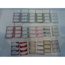 ETIQUETAS ARGU NOMBRE SOBRE 3H MODELOS SURTIDOS