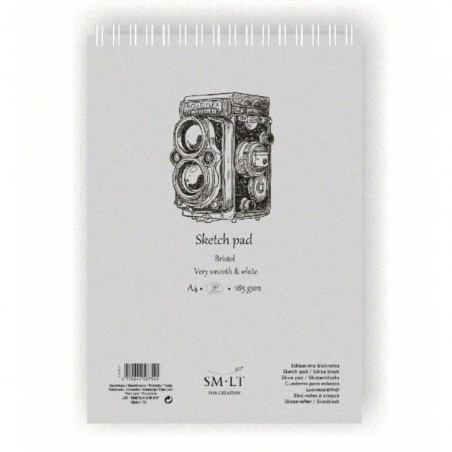 BLOC DIBUJO ESBOZO BLANCO BRISTOL A-3 50H 185G EB-50TS PRECISION