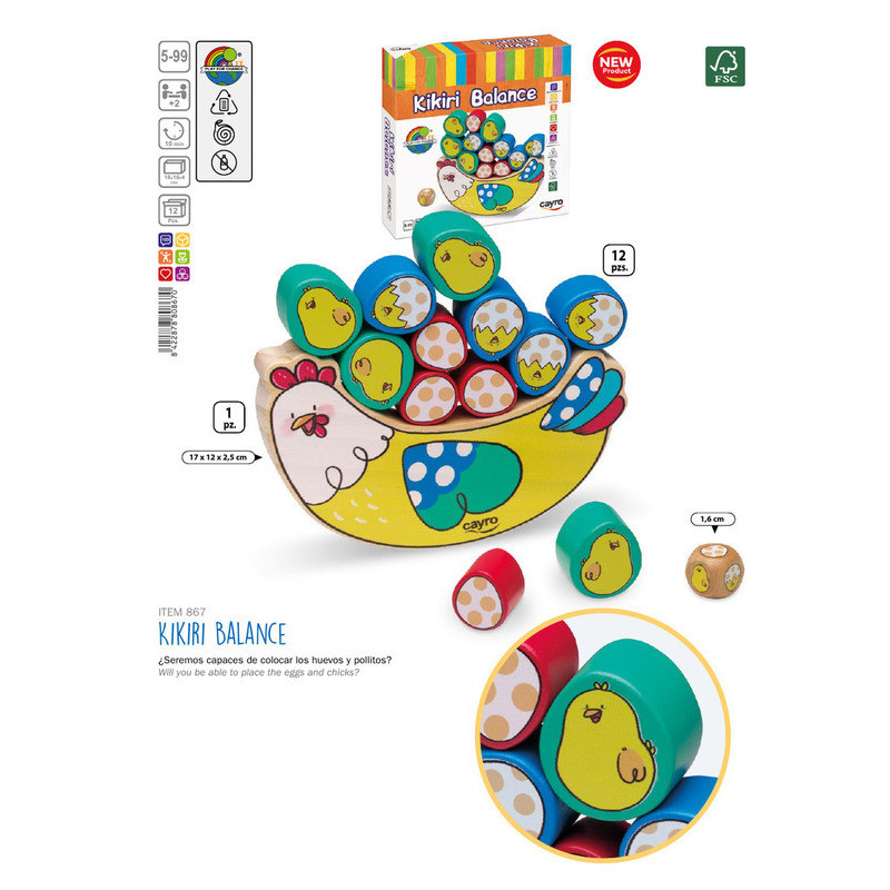 JUEGO CAYRO MADERA KIRIKI BALANCE 867