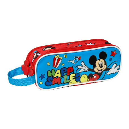 PORTATODO DOBLE MICKEY MOUSE "HAPPY SMILES" 812214513 8*21 SAFTA22