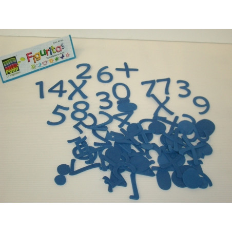 FIGURAS EVA 2MM NUMEROS F6124-099 ^