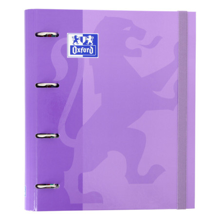 CARPEBLOC RINGBOOK A4 4A ENRI OXFORD SCHOOL CLASSIC MALVA C/RECAMBIO 100H 5 COL 400109183