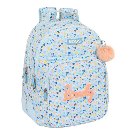 MOCHILA DOBLE ADAPT.CARRO RECICLADO MOOS "LOVELY" SAFTA23 ENERO 612222773