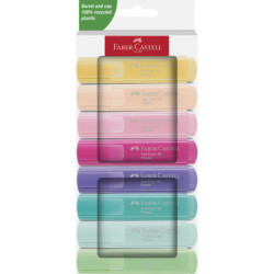 MARCD.ES FLUOR PASTEL TEXTLINER caja 8 SURTIDOS FABER CASTELL