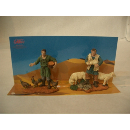 PASTOR Y GRANJERO PLASTICO 8CM OLIVER 08050 C/2U ^