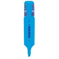 MARCADOR FLUOR AZUL  MF3 P.BISELADA KORES