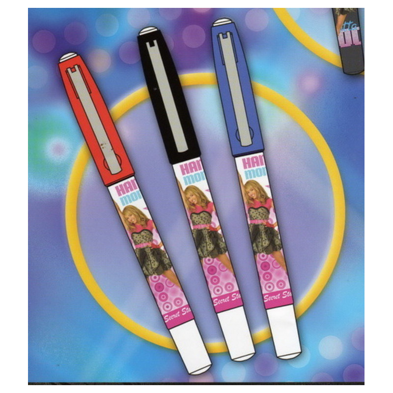 ROTULADOR INOXCROM 09 HANNAH MONTANA ROLLER FREE INK ^