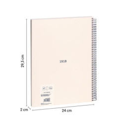 CUADERNO EUROPEAN MILAN A4 80 LISO 95G 430 SINCE 1918 AZUL 57141E80B