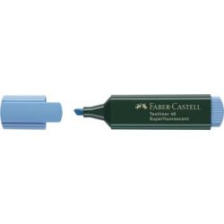 MARCD. FLUORESCENTE TEXTLINER 48 AZUL FABER CASTELL