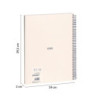 CUADERNO EUROPEAN MILAN A4 80 LISO 95G 430 SINCE 1918 BEIGE 57141E80BG