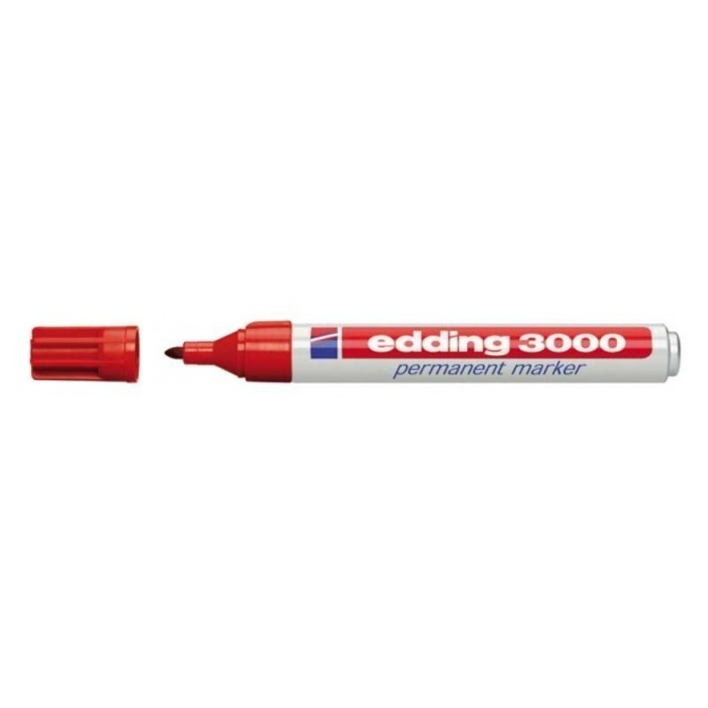 MARCD. EDDING Nº 3000 ROJO C/10U